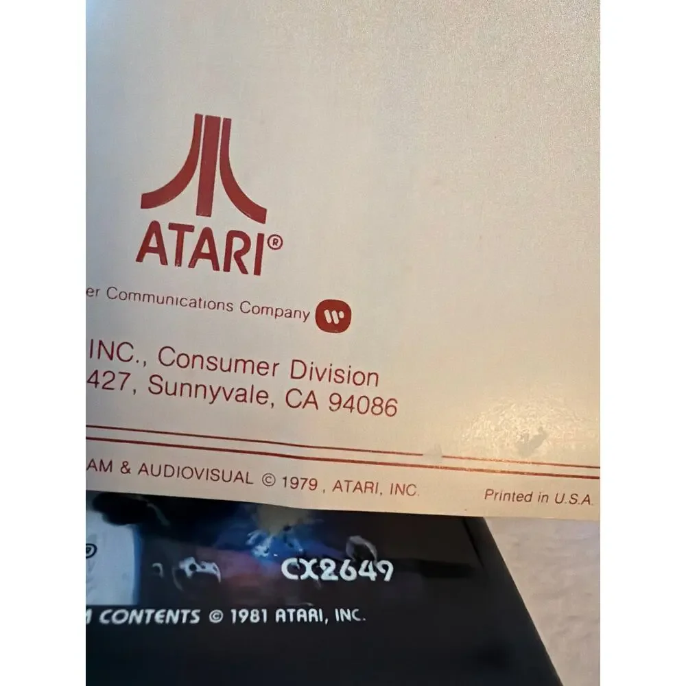atari vintage 2600